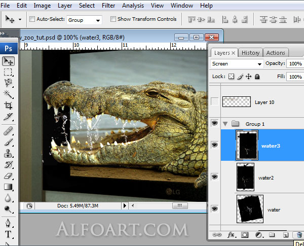 lcd plasma alive tv , midnight magic, zoo, zebra, crocodile, tv set, interior, mysterious room, horror room.